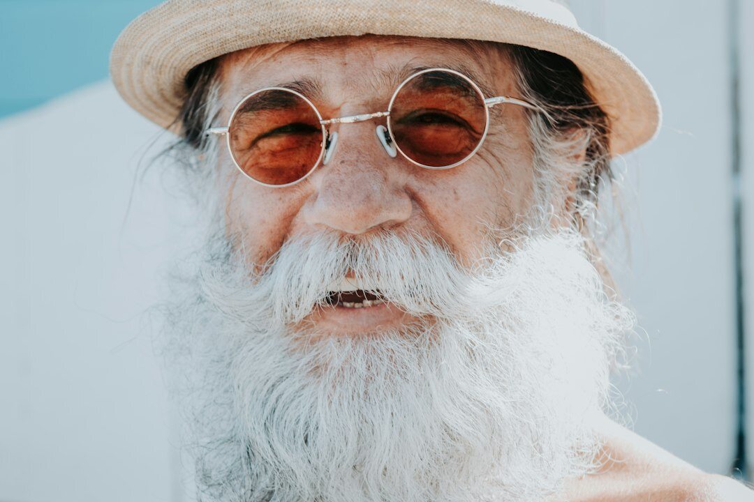 Portrait of a smiling senior Turkish man